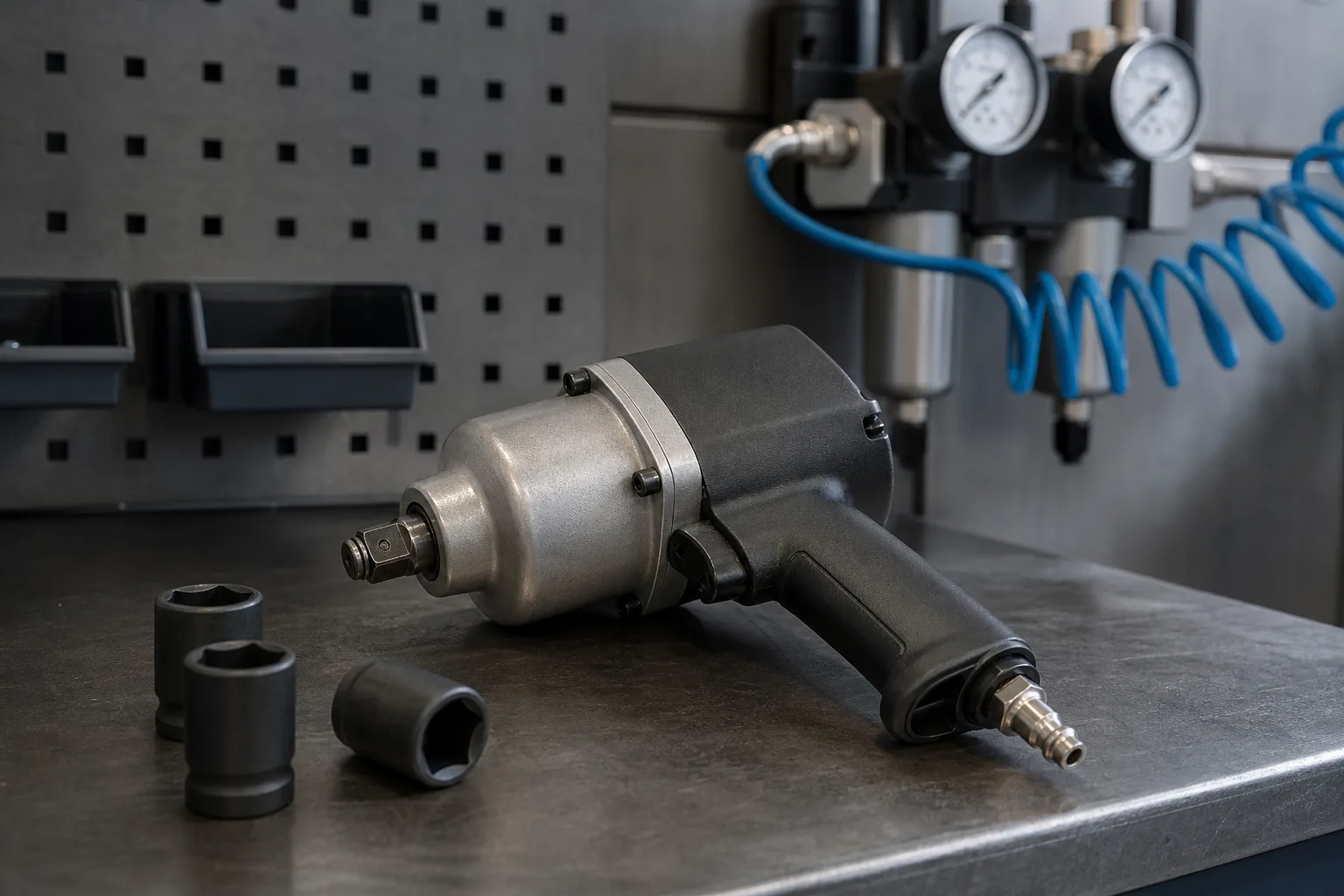 Empfohlene Betriebsparameter fuer Druckluft-Schlagschrauber