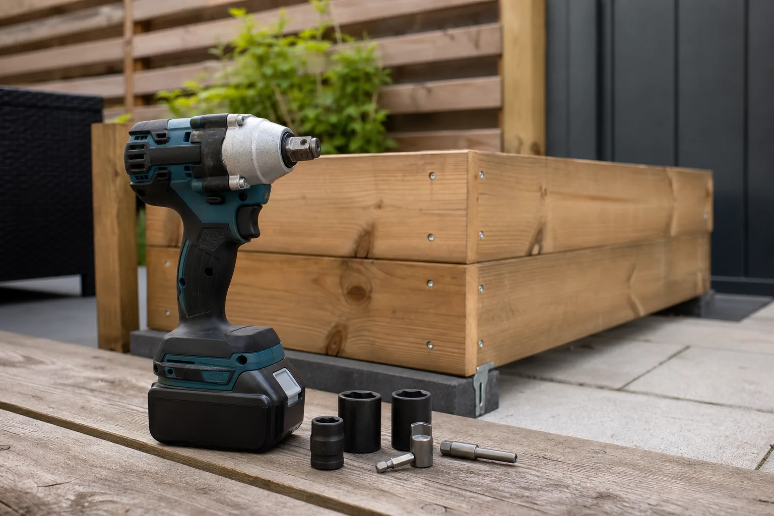 Schlagschrauber-Projekte fuer Garten und Terrasse: Schraubarbeiten selber machen